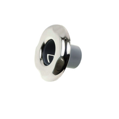 Mid Jet Face, Stainless Steel Escutcheon, Cool Gray