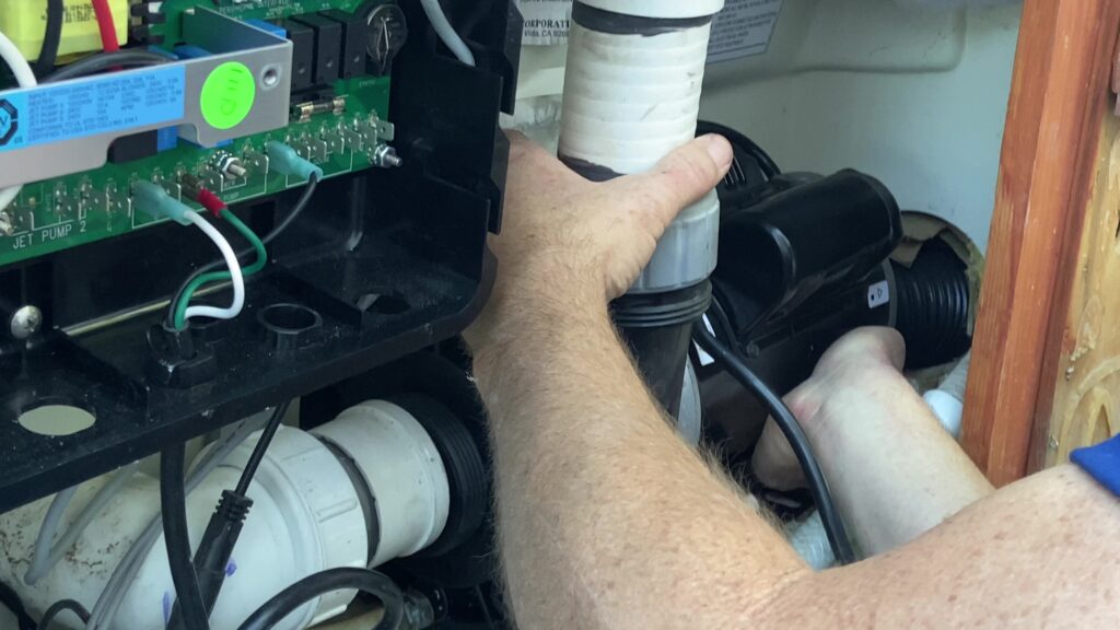 Step 10.5 Connect the compression fittings-