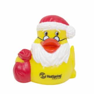 Hot Spring Spa Santa Christmas Duck