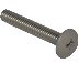 Screw, 1/4 IN x 20 x 1.75 Stainless Steel Truss, Sable