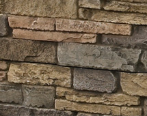 Left Top Rail for Partial Stone Surround, Earth