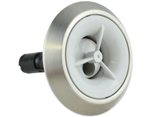 Single Rotary Jet, 3in, Gray, Limelight