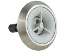 Dual Rotary Jet, 3in, Gray, Limelight