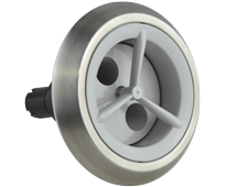 Dual Rotary Jet, 5in Gray, Limelight